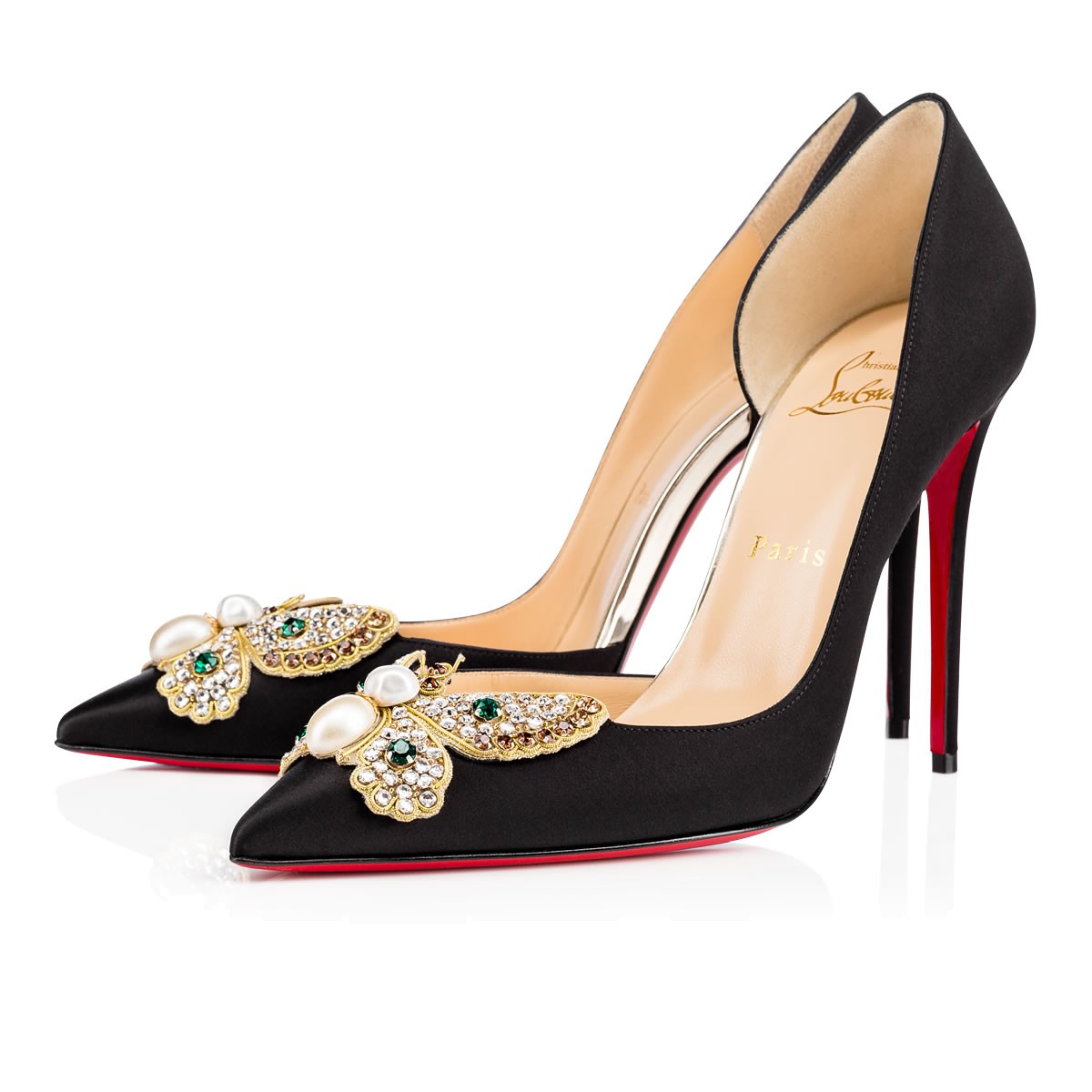 christian louboutin butterfly heels