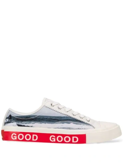 Ps By Paul Smith Fennec Cream-colored Sneakers In White