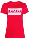 Levi's T-shirt In Red With Maxi Logo