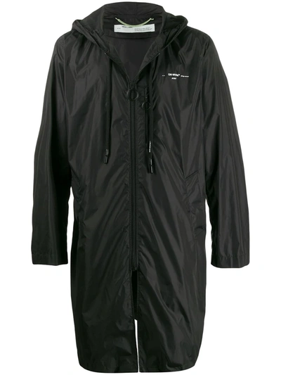 Off-white Arrows Raincoat Black Jacket