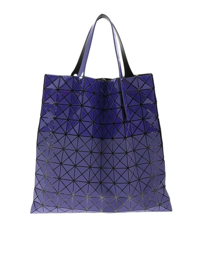Bao Bao Issey Miyake Prism Bi-texture Bag In Purple