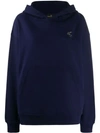 Vivienne Westwood Anglomania Blue Sweatshirt With Orb Logo Patch