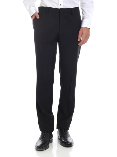 Moschino Black Wool Trousers