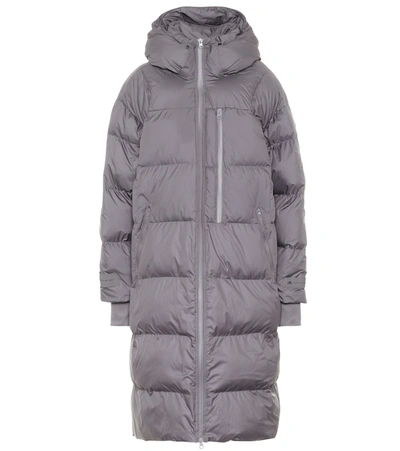 Adidas By Stella Mccartney Technical Padded Hooded Coat In Black