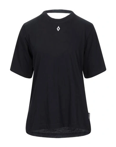 Marcelo Burlon County Of Milan T-shirt With Logo Embroidery In Black