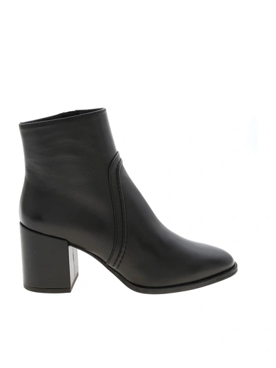Tod's Black Heeled Ankle Boots