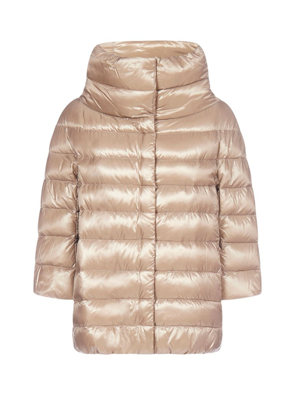 Herno Iconico Aminta Down Jacket In Beige In Gold | ModeSens