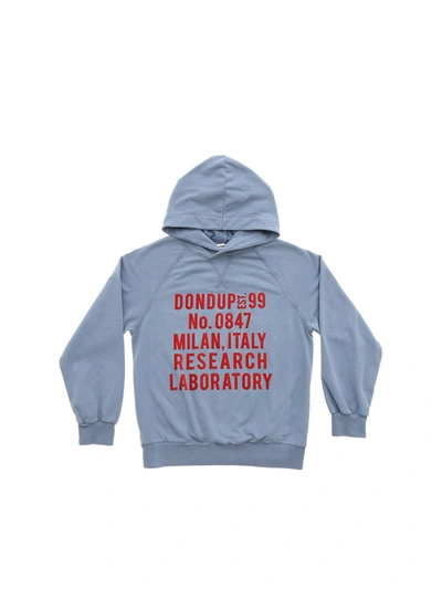 Dondup Flock Print Sweatshirt In Gray In Grey
