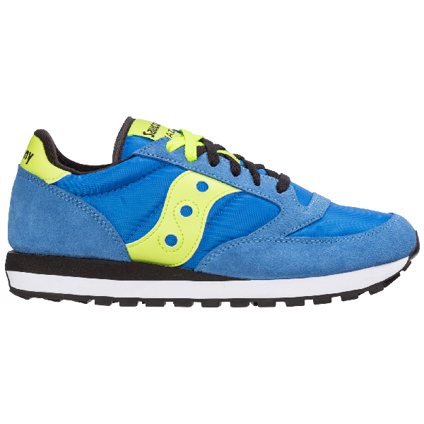 saucony jazz blue yellow