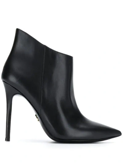 Michael Kors Antonia Pointed Boots In Black