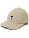 Ami Alexandre Mattiussi Men's Ami De Coeur Baseball Cap In Neutrals