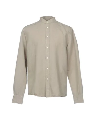 Deperlu Linen Shirt In Military Green