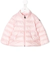 Moncler Babies' Quilted Down Coat In Pink