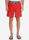 Robert Graham Walken Swim Trunks In Coral