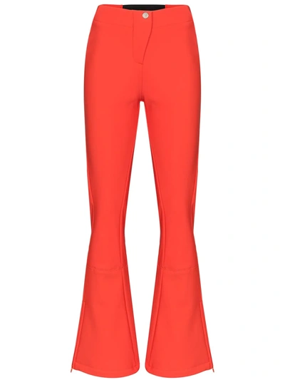 Fusalp Tipi Ii Flared Soft-shell Ski Trousers In Red
