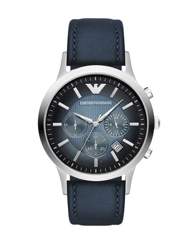 Emporio Armani Wrist Watch In Dark Blue 