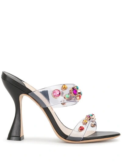 Sophia Webster Women's Dina Crystal Embellished High-heel Sandals In Black,multi-colour