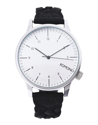 Komono Wrist Watch In Silver