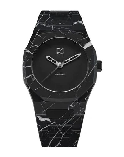 D1 Milano Wrist Watch In Black