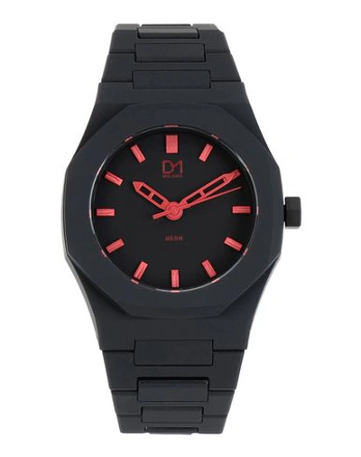 D1 Milano Wrist Watch In Black