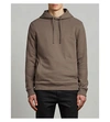 Allsaints Raven Logo-embroidered Cotton-fleece Hoody In Olive Green