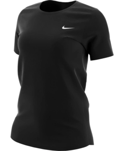 Nike Plus Size Dry Legend Training Top In Black