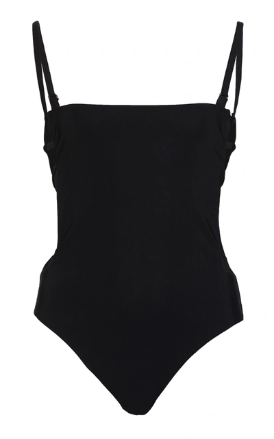 Anemone Women's Cut-out One-piece Swimsuit In White,black