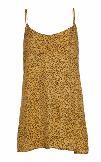 Anemone Leopard-printed Mini Slip Dress