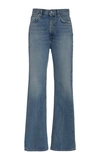 Agolde Vintage Flare High-rise Jeans In Dark Wash