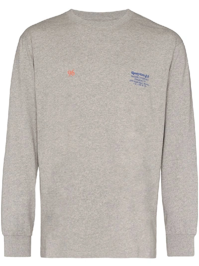 Reception Melkerij Peerdsbos Long Sleeve-t-shirt In Grey