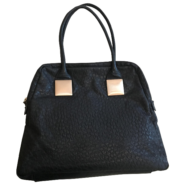 Pre-owned Pierre Cardin Black Leather Handbag | ModeSens