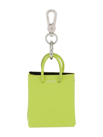 Medea Mini Leather Tote In Green