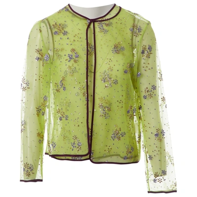 Pre-owned Mary Katrantzou Camisole In Green
