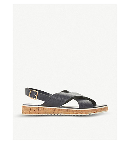 dune lorde sandals navy