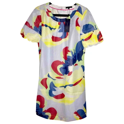 Pre-owned Tommy Hilfiger Silk Mid-length Dress In Multicolour