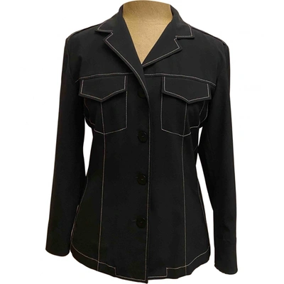 Pre-owned Gerard Darel Black Polyester Jacket
