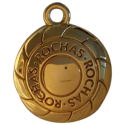 Pre-owned Rochas Pendant In Gold