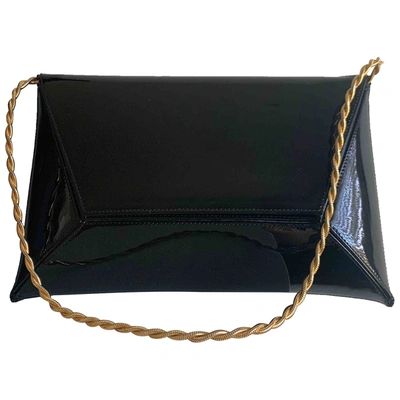 Pre-owned Stuart Weitzman Black Patent Leather Handbag