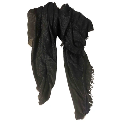 Pre-owned Trussardi Jeans Stole In Black