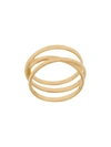 Maria Black Women's Emilie Gold-plated Wrap Ring