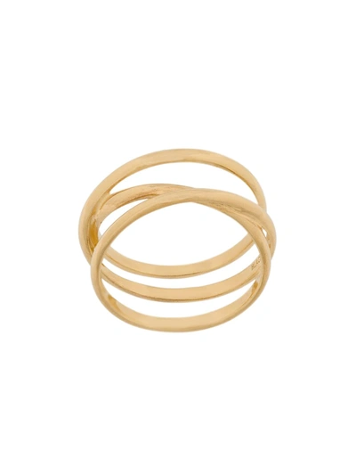 Maria Black Women's Emilie Gold-plated Wrap Ring