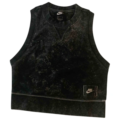 Pre-owned Nike Black Cotton Top