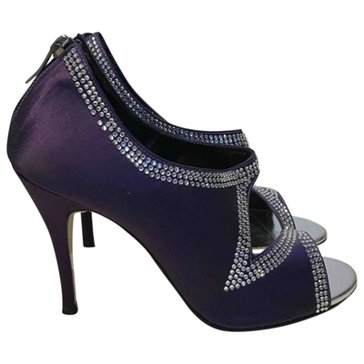 Pre-owned Suecomma Bonnie Glitter Heels In Purple