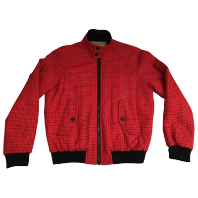 Pre-owned Andrea Pompilio Wool Jacket In Red