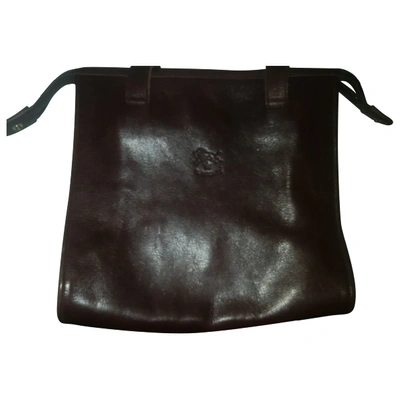 Pre-owned Il Bisonte Brown Leather Handbag