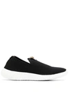 Kurt Geiger Womens Black Lorna Embellished Mesh Trainers 35 In Black Fabric