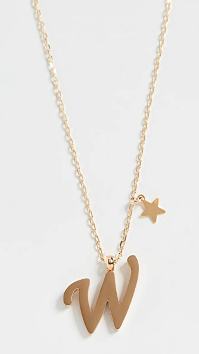 Shashi Letter Pendant With Star Charm