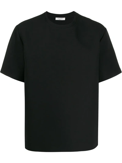 Valentino T-shirt With Zip Detail In Black