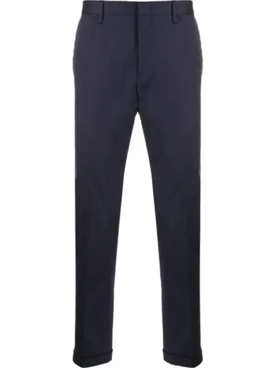 Paul Smith Tapered Leg Tailored Trousers In Blue