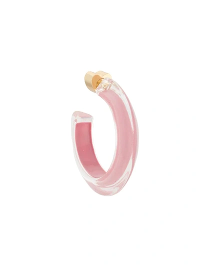 Alison Lou Jelly Hoop Earring In Pink